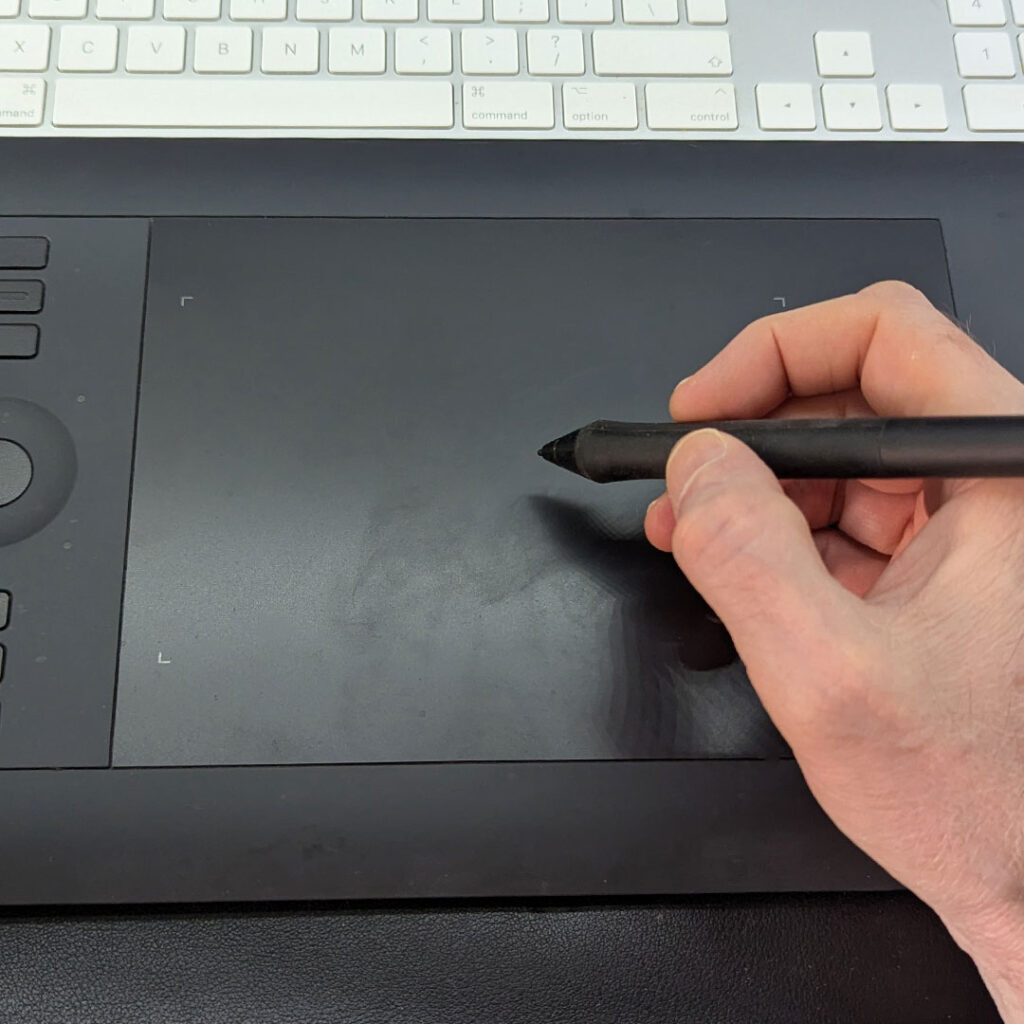 wacom-tablet-digital-illustration-tolkien-inspired-art Wacom Tablet | Tolkien Inspired A3 Art Print | Fantasy Wall Decor for Middle-earth Fans | WickedWyrm | UK